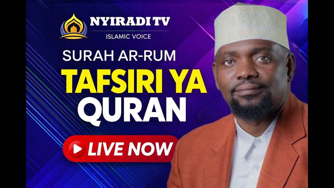 🔴#LIVE DARASA ZA RAMADHANI DAY 18/TAFSIRI YA QUR AN SURAT AR-RUM/MASJID KICHANGANI/SH.WALID 1447H