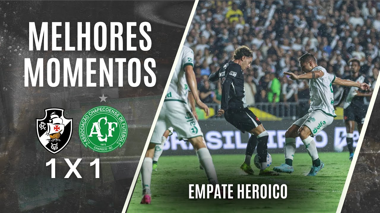 GOLS DE VASCO 1X1 CHAPECOENSE | VERDÃO EMPATA NO FIM | NARRAÇÃO RÁDIO OESTE CAPITAL