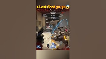 1 Last Shot 30-30😱 #apexlegends