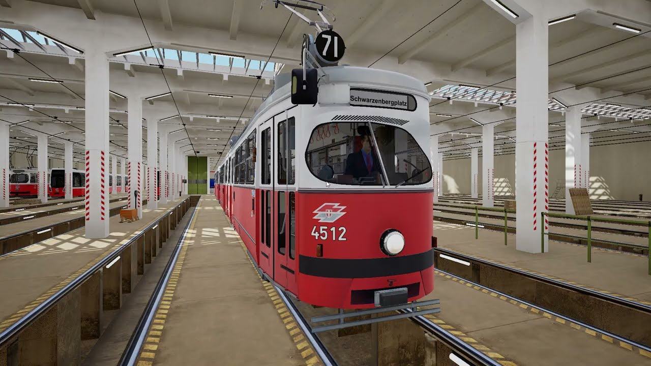 TramSim Vienna: E1 vom Bahnhof Favoriten abholen und aufrüsten