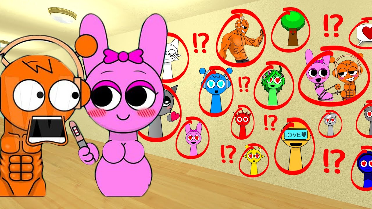 Sprunki Crazy Sinner Pinki x Oren wants me to bring her All