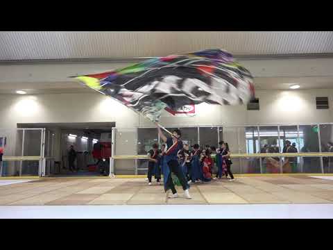 2021 1 3 大須スケートリンクお正月特別企画「鳴子踊り」  名古屋学生チーム『鯱』