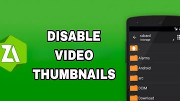 How To Disable Video Thumbnails On ZArchiver App