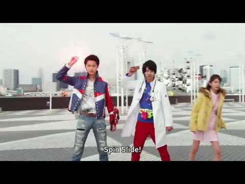 #kamenrider-#supersentai-#tokusatsu-kamen-rider-ex-aid-vs-kyuuranger-shishi-red