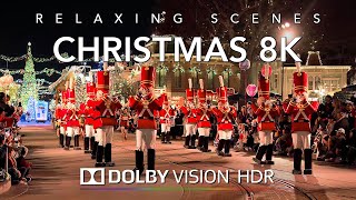 Disneyland Christmas Parade 8K Dolby Vision HDR  Night Time Lights Edition Full Show