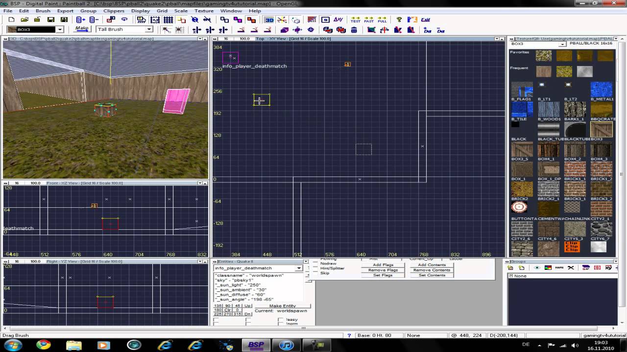 Digital Paintball 2 | BSP Mapping Tutorial [Part 3 - Wie passe ich ...