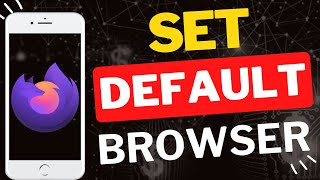 كيفية جعل متصفح فايرفوكس يركز على متصفحك الافتراضي على الهاتف المحمول screenshot 1