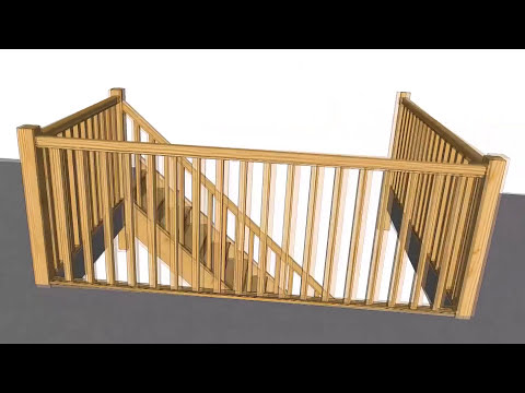 How to fix your handrail to a newel post using the StairBox QuickFix Kit. - video from StairBox