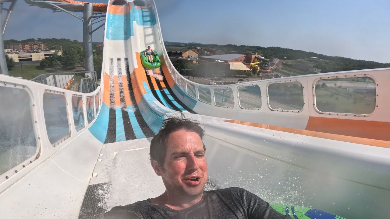 Angie and me racing on The Edge at Soaky Mountain (August 5th, 2024)