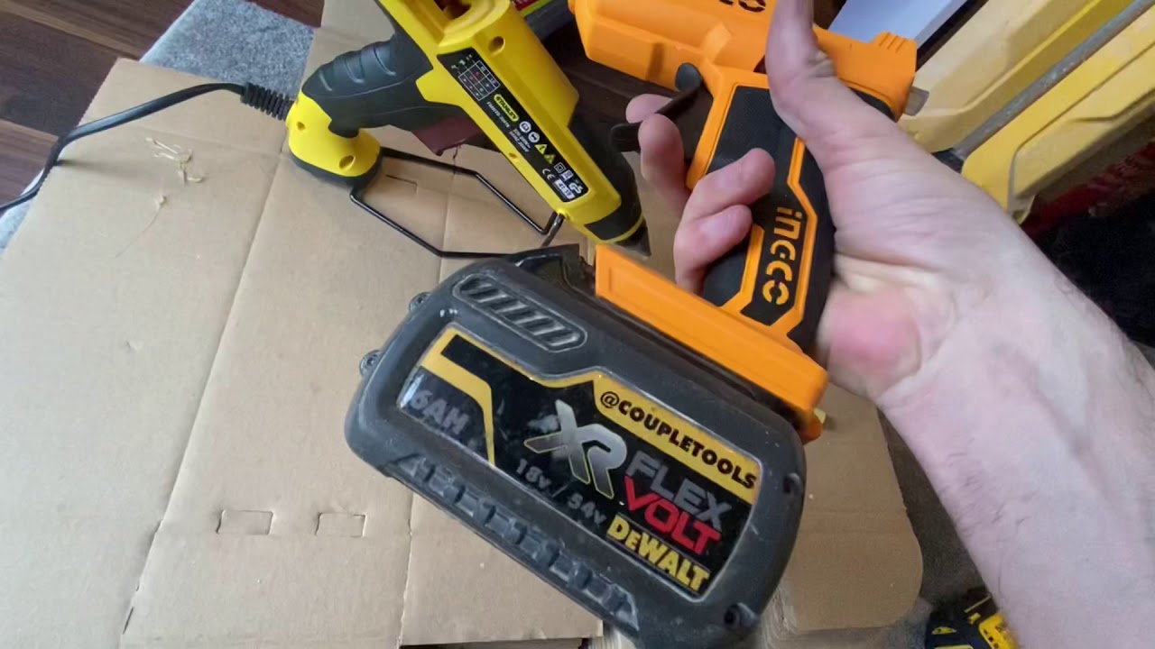 Ingco glue gun - DeWalt conversion