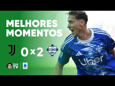 MELHORES MOMENTOS: JUVENTUS 0 X 2 COMO | SÉRIE A ITALIANA 2025/2026 | 26ª RODADA