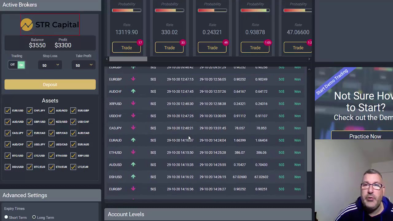 Crypto Masterbot 2.0 End of day Results Awesome Days Trading