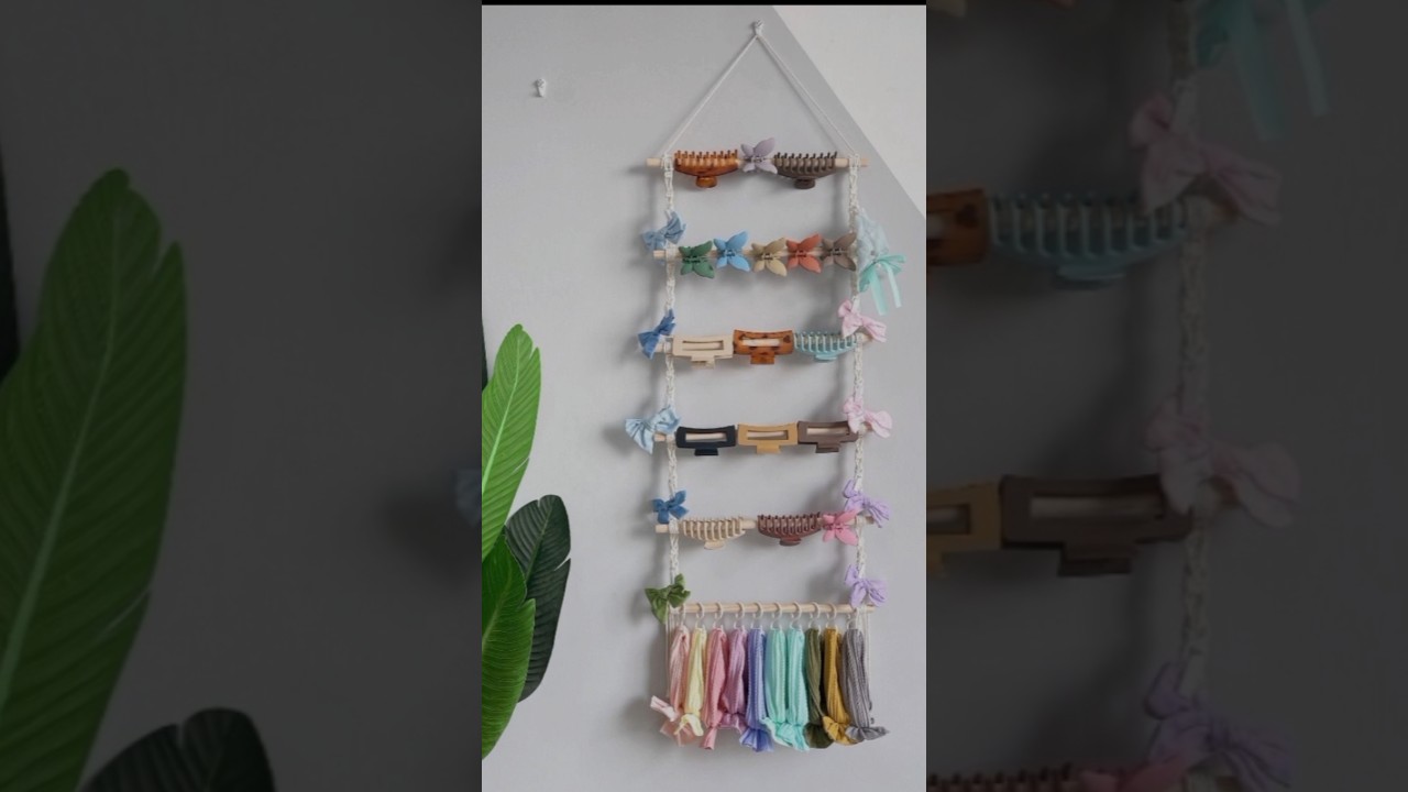 Diy Claw Clip Organizer #diy #ytshorts #shortvideo