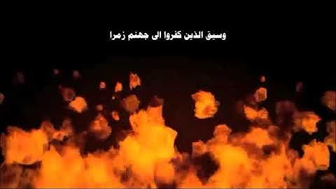 صوت عذب سيهز احساسك - وسيق الذين كفروا الى جهنم زمرا - القارئ عمر الدريويز