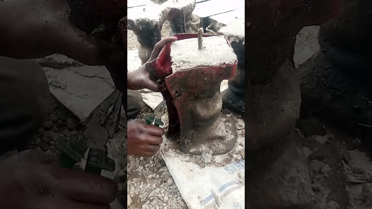 how to make construction materials material manually by use of moulds