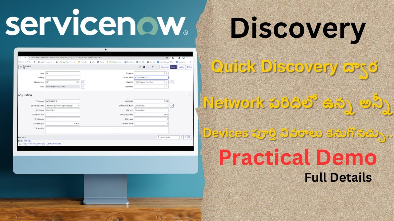 Quick Discovery in Service Now - YouTube