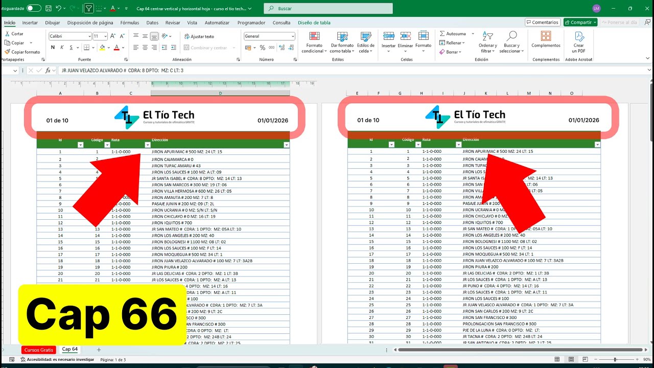 Cómo Insertar Encabezados y Pie de Página en Excel | Numeración, Fecha, Texto, Imagen