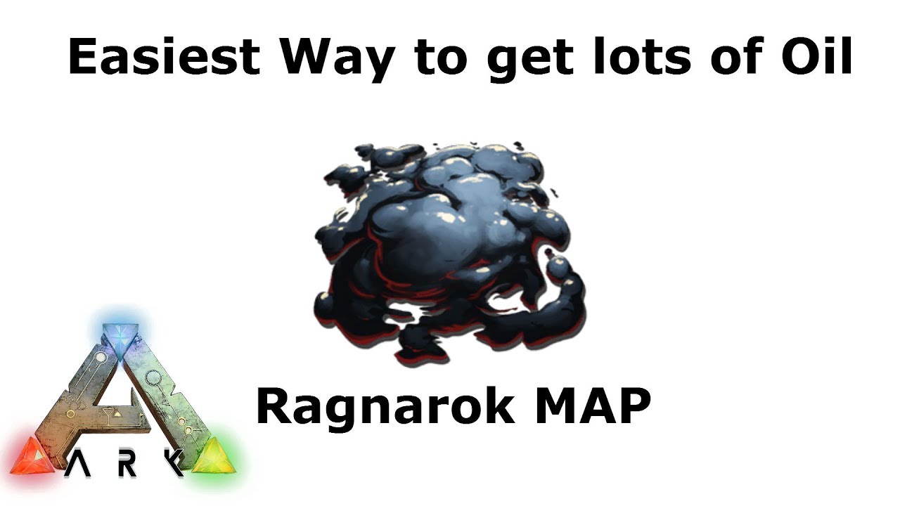 Ark Ragnarok Map Easiest Way To Get Lots Of Oil Youtube
