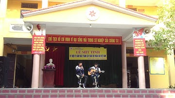 nồng nàn Hà Nội - ra mắt CLB ghitar trường Nguyễn Bỉnh Khiêm Bắc Giang