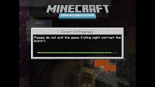 Exporting from Minecraft Education Edition to Teams on iPad screenshot 3