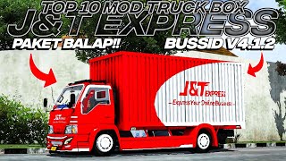 PAKET BALAP!! TOP 10 MOD TRUCK BOX PAKET J&T EXPRESS | MOD BUSSID V4.1.2 screenshot 4