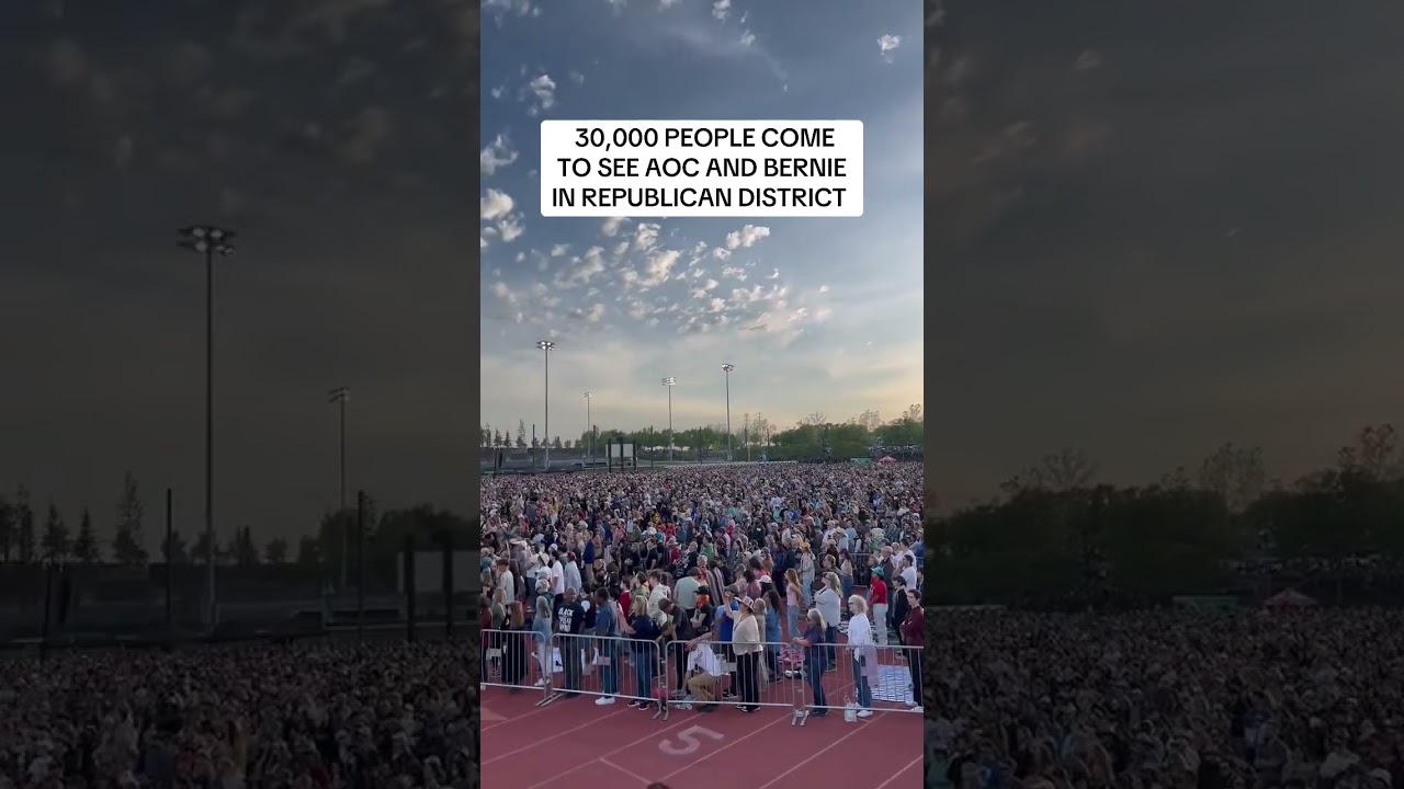 Bernie and AOC draw 30,000 in REPUBLICAN district