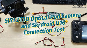 SIYI ZT30 Optical Pod Camera and Skrdroid H16 Remote Control Connection Setup Tutorial