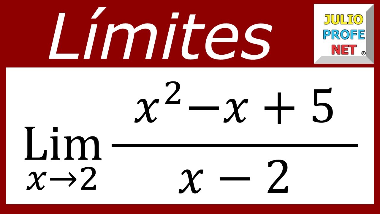 Límites infinitos | Ej. 4 #julioprofe