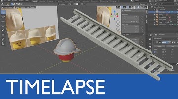 Blender mesh modelling of Animated LEGO build 6621