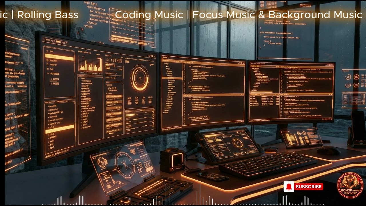 Coding Music 2026 2-Hours | Focus Music & Background Music, Rolling Bass | ECHOFrame Records