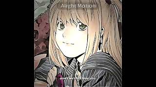 Virtual love Misa Amane 🕴🏻 #anime #dedicar #misaamane #deathnote #podercerdito