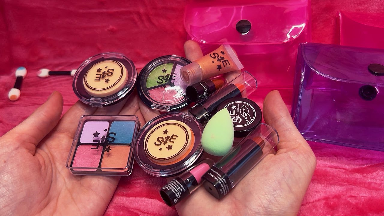 ASMR Mystery Miniature Makeup Opening (Whispered)