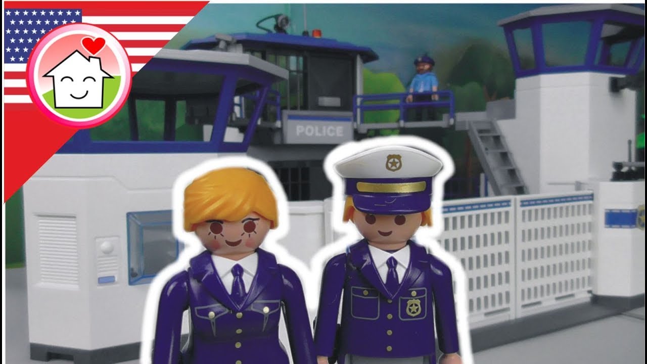 Playmobil police movie Chief Overbeck Jailbreak The Hauser Family