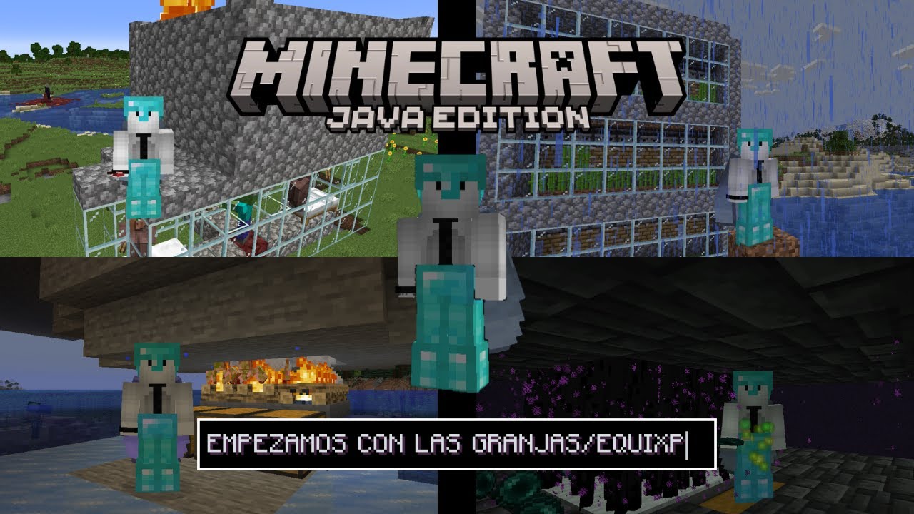 Dia 100 en MINECRAFT java EMPEZAMOS con las GRANJAS / Pt. 3 - YouTube