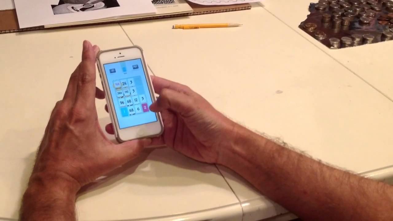 Threes game getting 1536 tile - Terrance. See below for 6144.