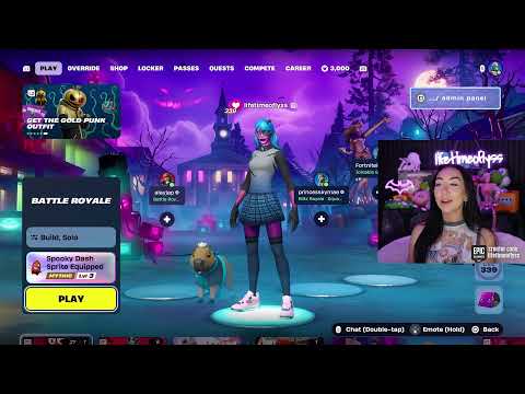 🔴 LIVE | GAMER GIRL HUNTS SPRITES | FORTNITE BUILDS | H