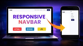 Build a Responsive Navbar | HTML CSS JavaScript Tutorial