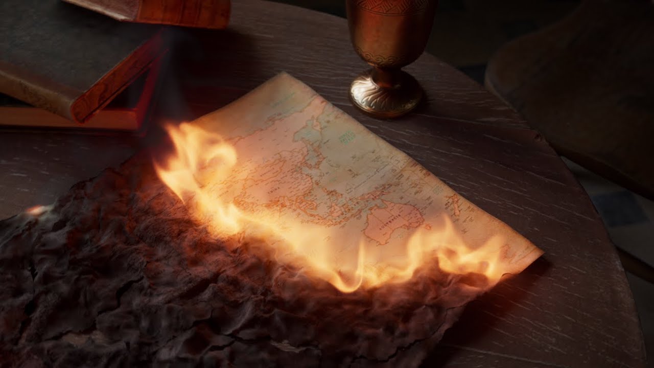 Houdini 19 Paper Fire Spreading FX - YouTube