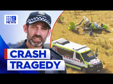 Fatal gyrocopter crash in central victoria | 9 news australia