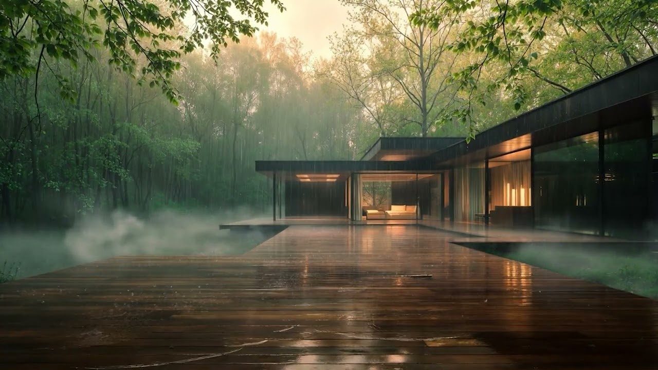 Tranquil Spring Rain | Peaceful Nature Sounds for Meditation & Sleep