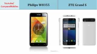 Philips W8355 VS ZTE Grand S, all specs