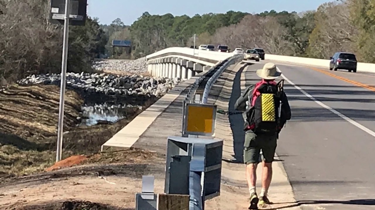 Florida National Scenic Trail- Crestview to Holt in NW FL - 21.5 Mile Hike