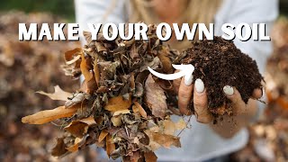 Save Hundreds Of Dollars By Making Your Own Garden Soil From Leaves