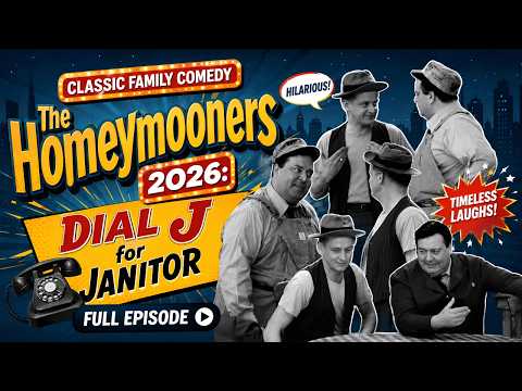 The Honeymooners 2026: Dial J for Janitor | Classic Family Comedy Full Episode