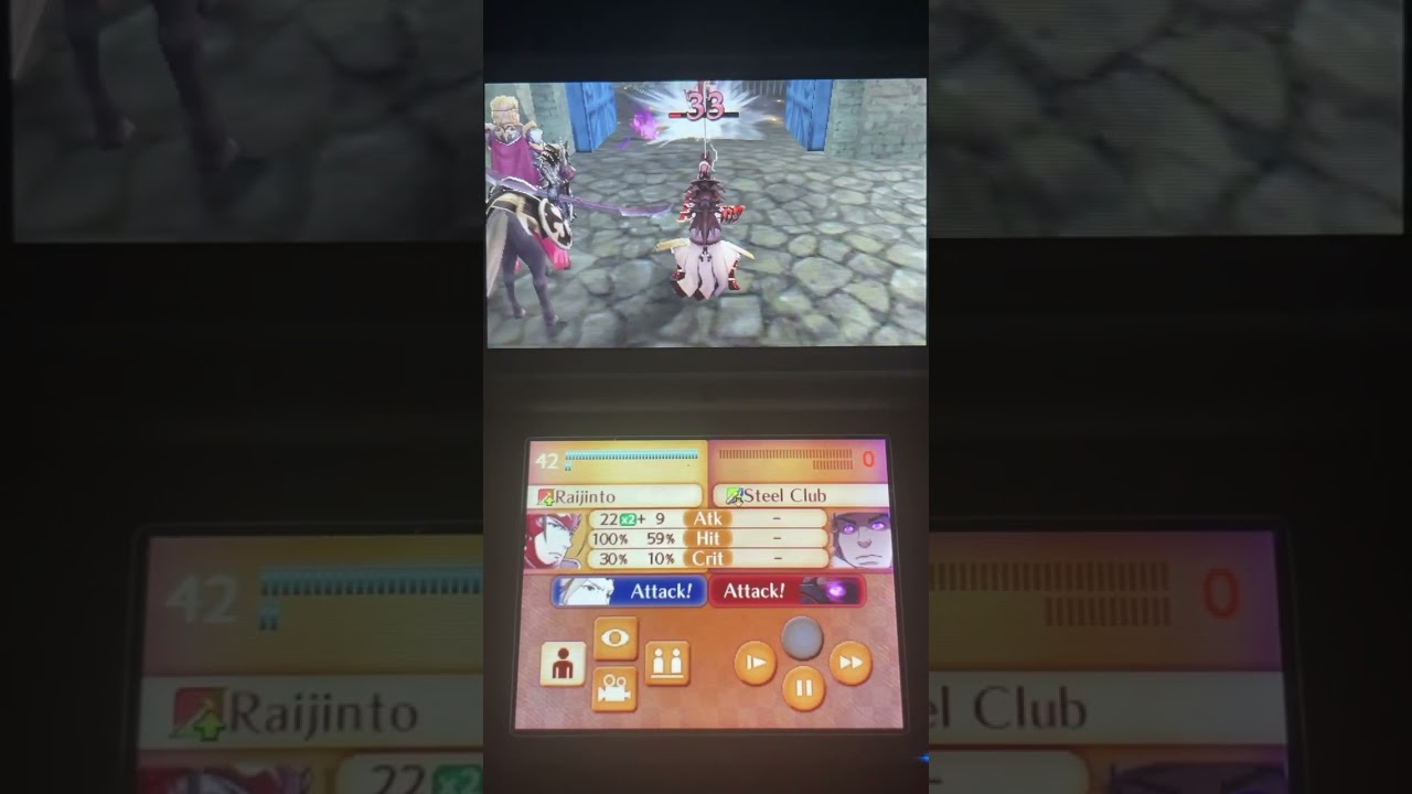 Fire Emblem Fates Revelation Lunatic Ch 24 Ryoma Astra double crit (filmed 3-22-2024)