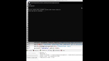 function returning structure