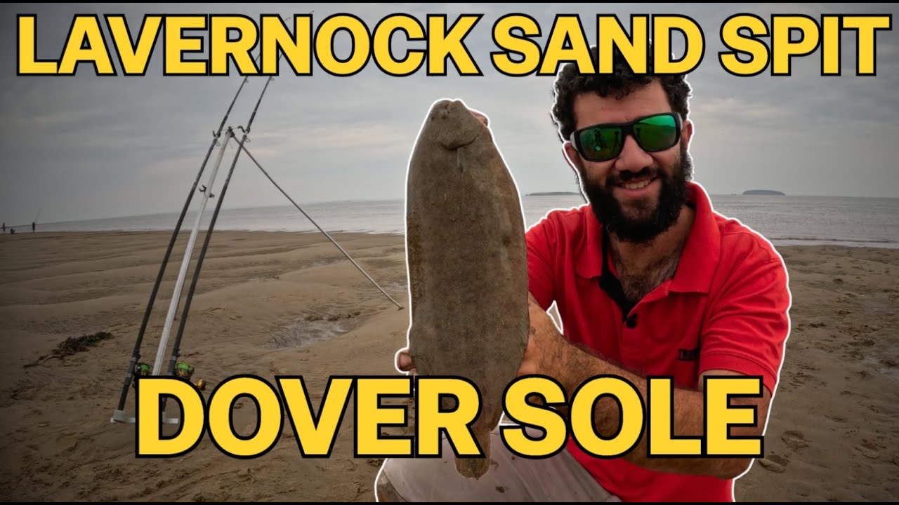Targeting Dover Sole at Lavernock sand spit, Shore fishing UK