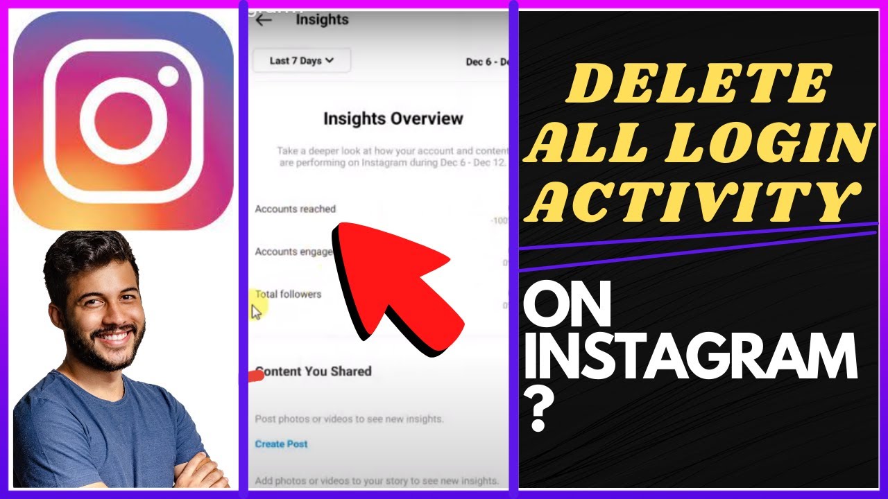 How to Delete All Login Activity on Instagram? - YouTube