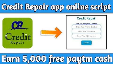 Online script||Credit Repair app task byass script||By Paytm king
