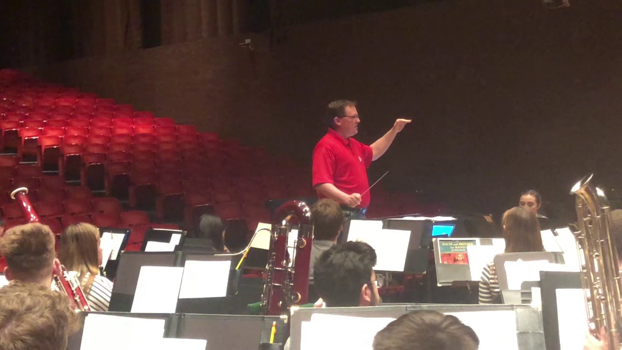 Rehearsal Video - Onsby C  Rose - Symphony No  10 - David Maslanka - The Ohio State Wind Symphony